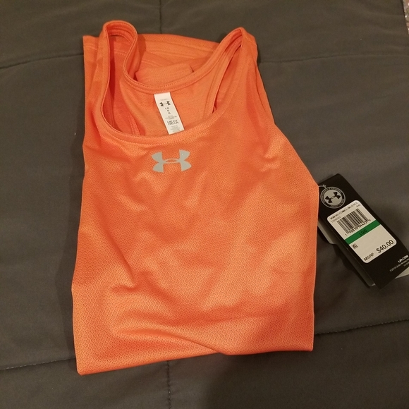 Under Armour Womens Large Tank Salmon - Picture 7 of 13